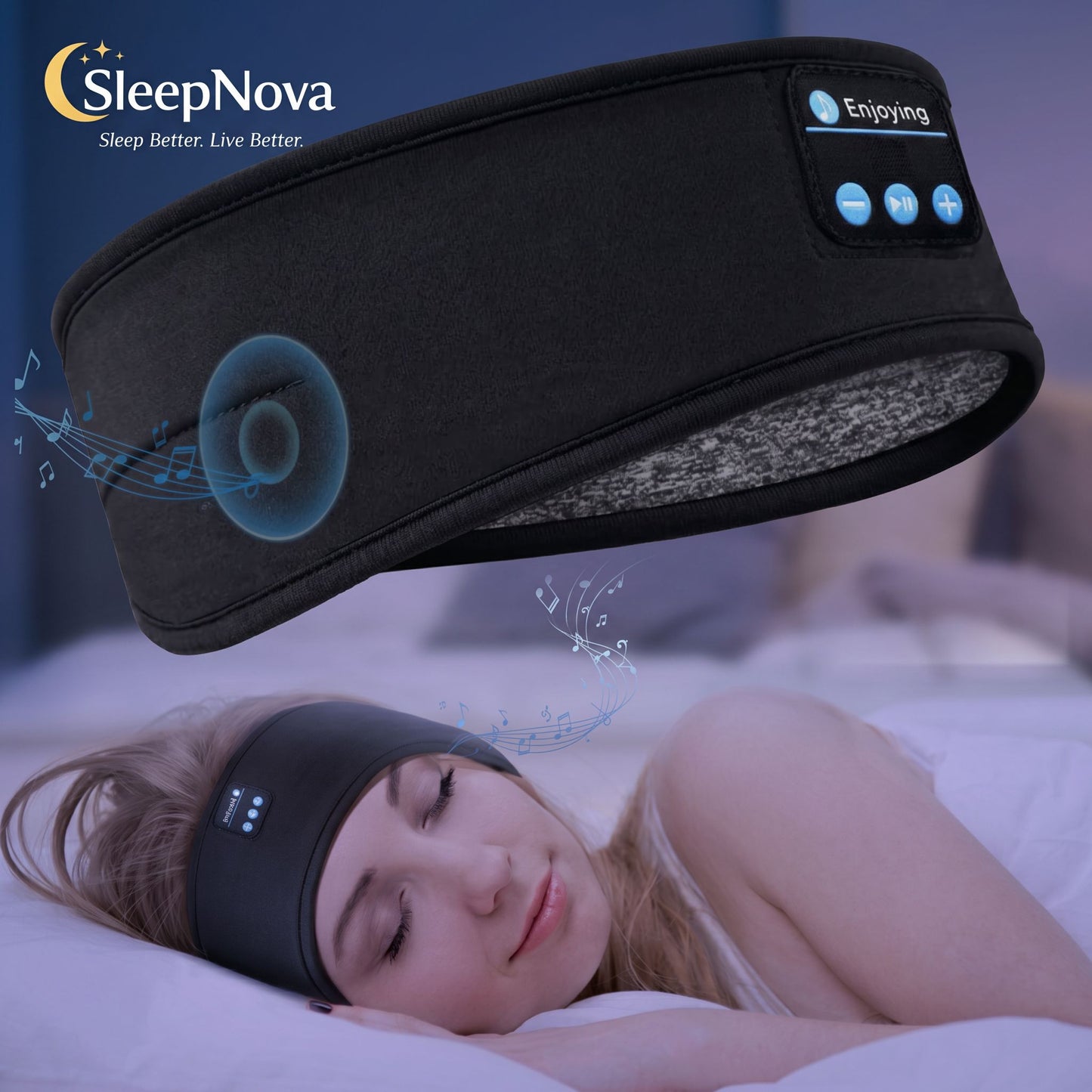 SleepNova™ Bluetooth Sleep Headband
