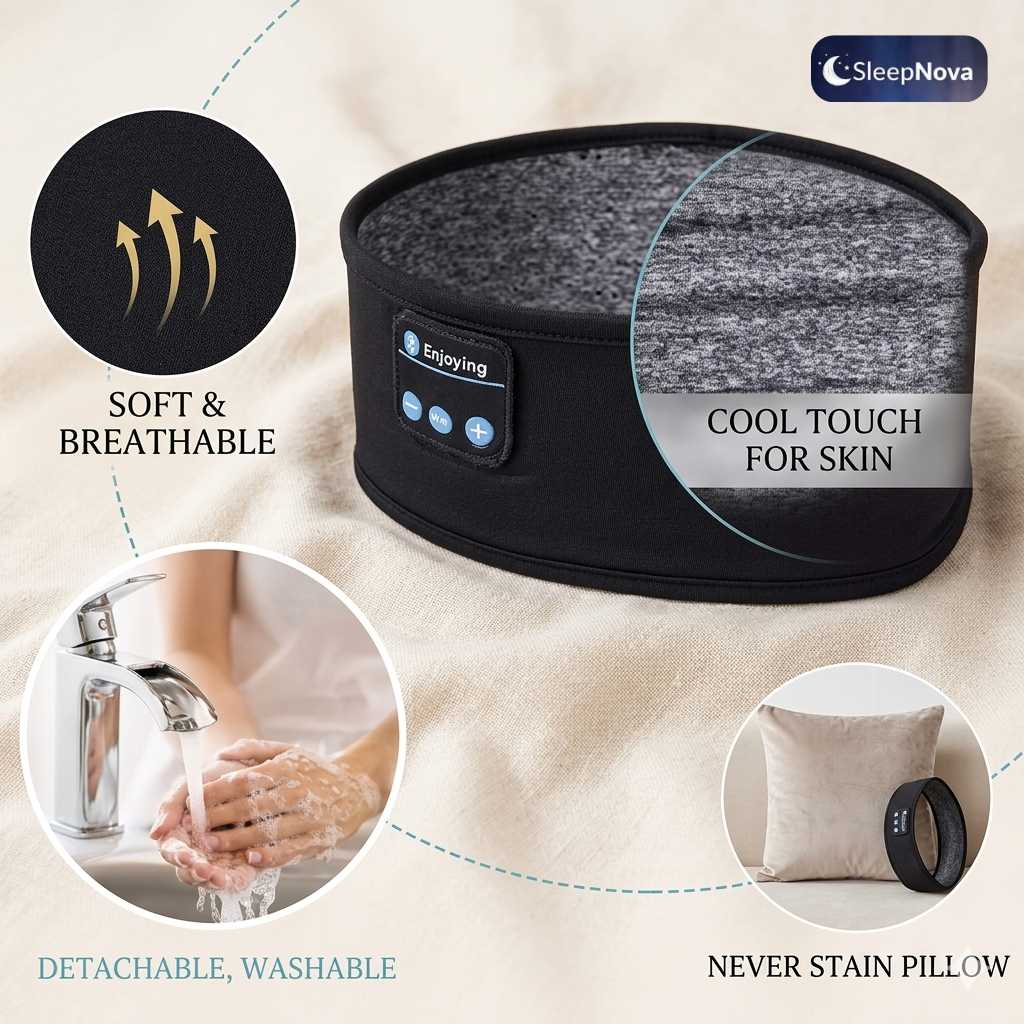 SleepNova™ Bluetooth Sleep Headband