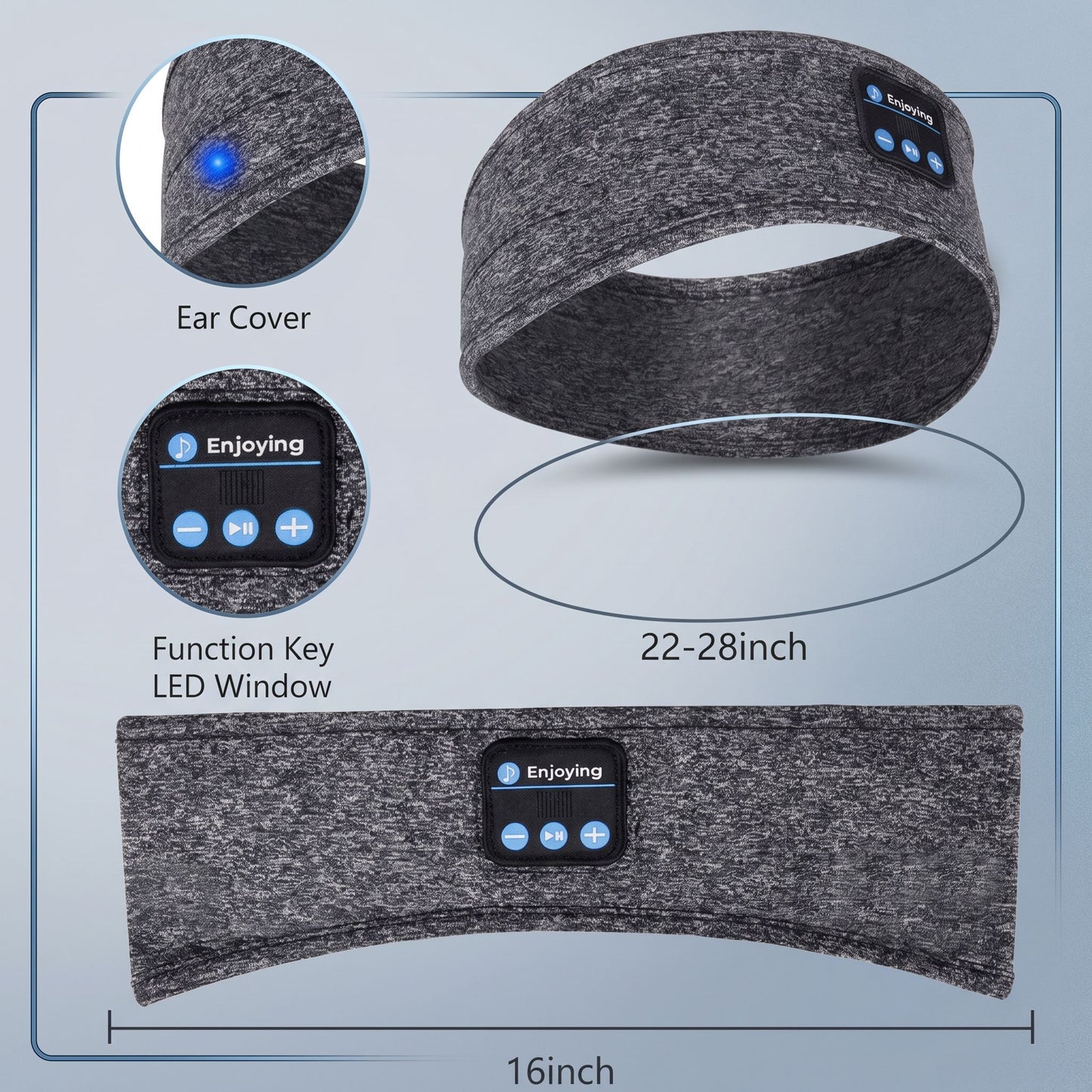 SleepNova™ Bluetooth Sleep Headband