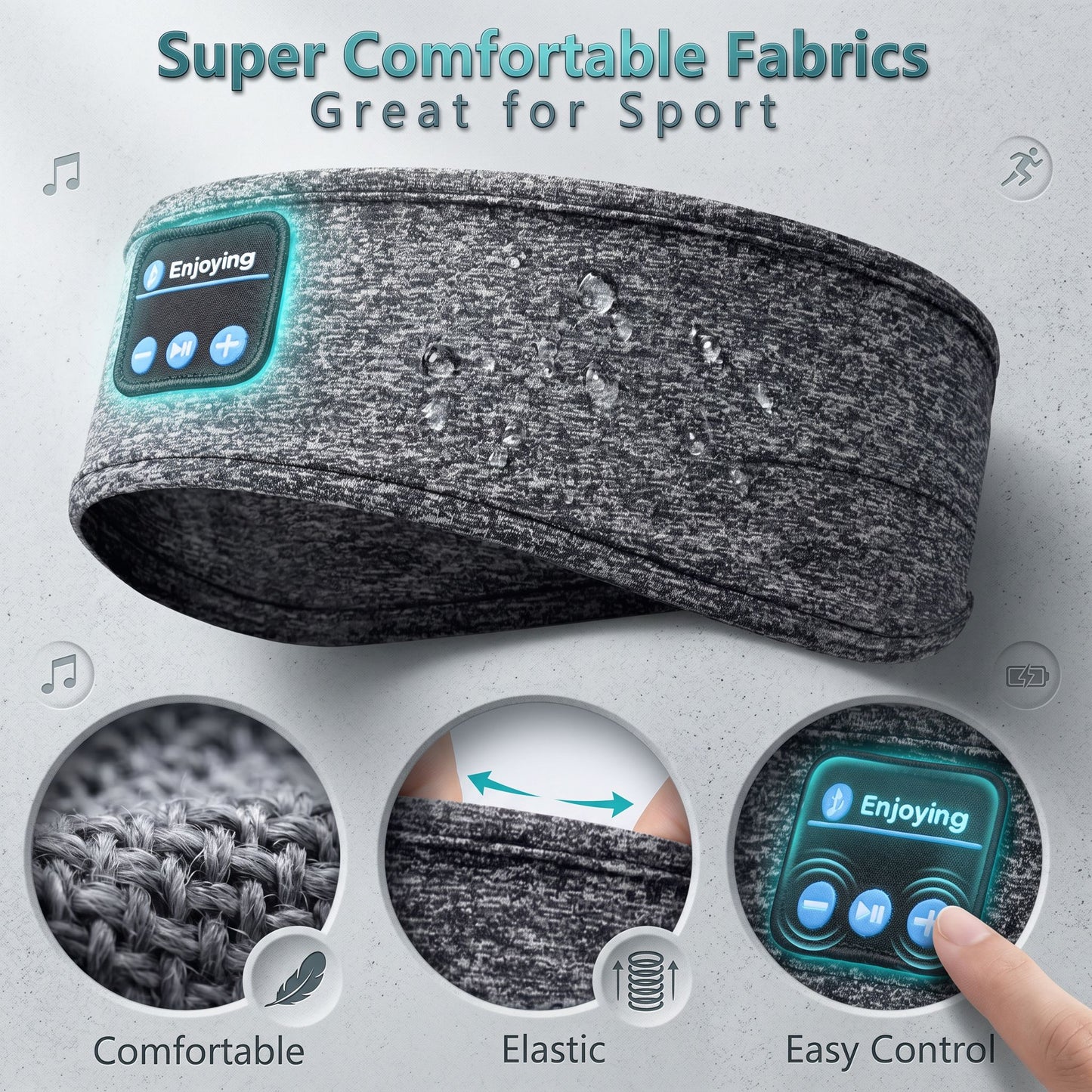 SleepNova™ Bluetooth Sleep Headband